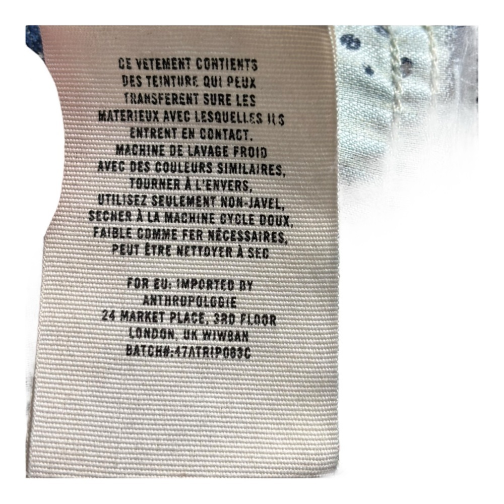 EUC Pilcro and the Letterpress Women's Distressed Mid-rise Straight Leg Jeans 27 - Picture 13 of 14